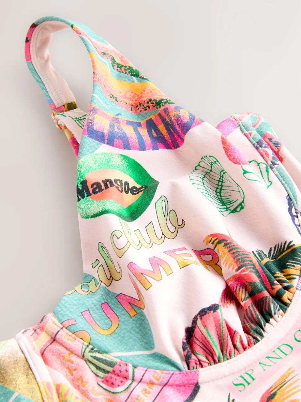Imprimé Conversational - Maillot de bain DD+ à armatures avec contrôle du ventre