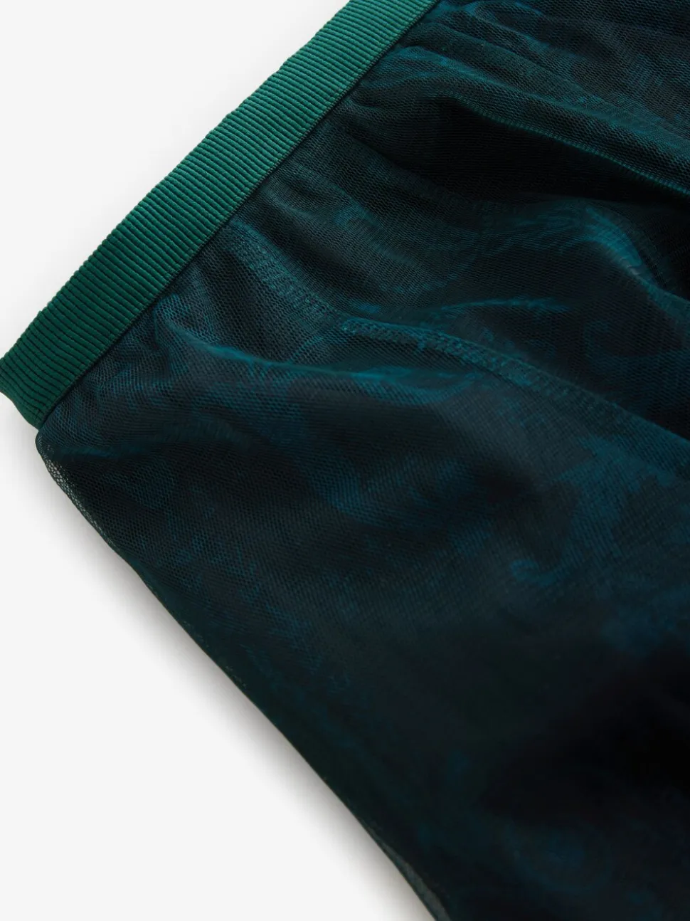 Imprimé en maille Josette vert émeraude - Jupe mi-longue Laura Ashley Goodday en maille