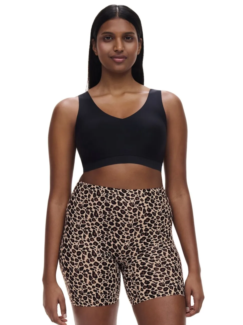 Imprimé Léopard - Chantelle short taille haute taille haute taille haute taille haute