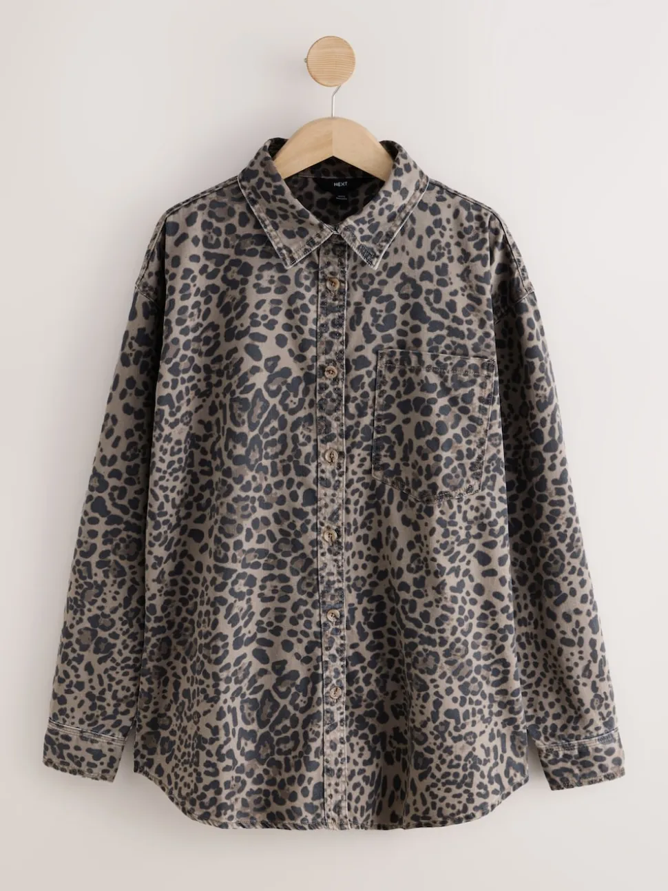 Imprimé Léopard - Chemises oversize en Denim