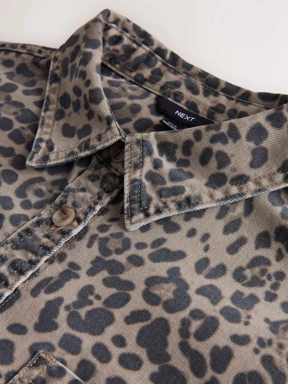 Imprimé Léopard - Chemises oversize en Denim