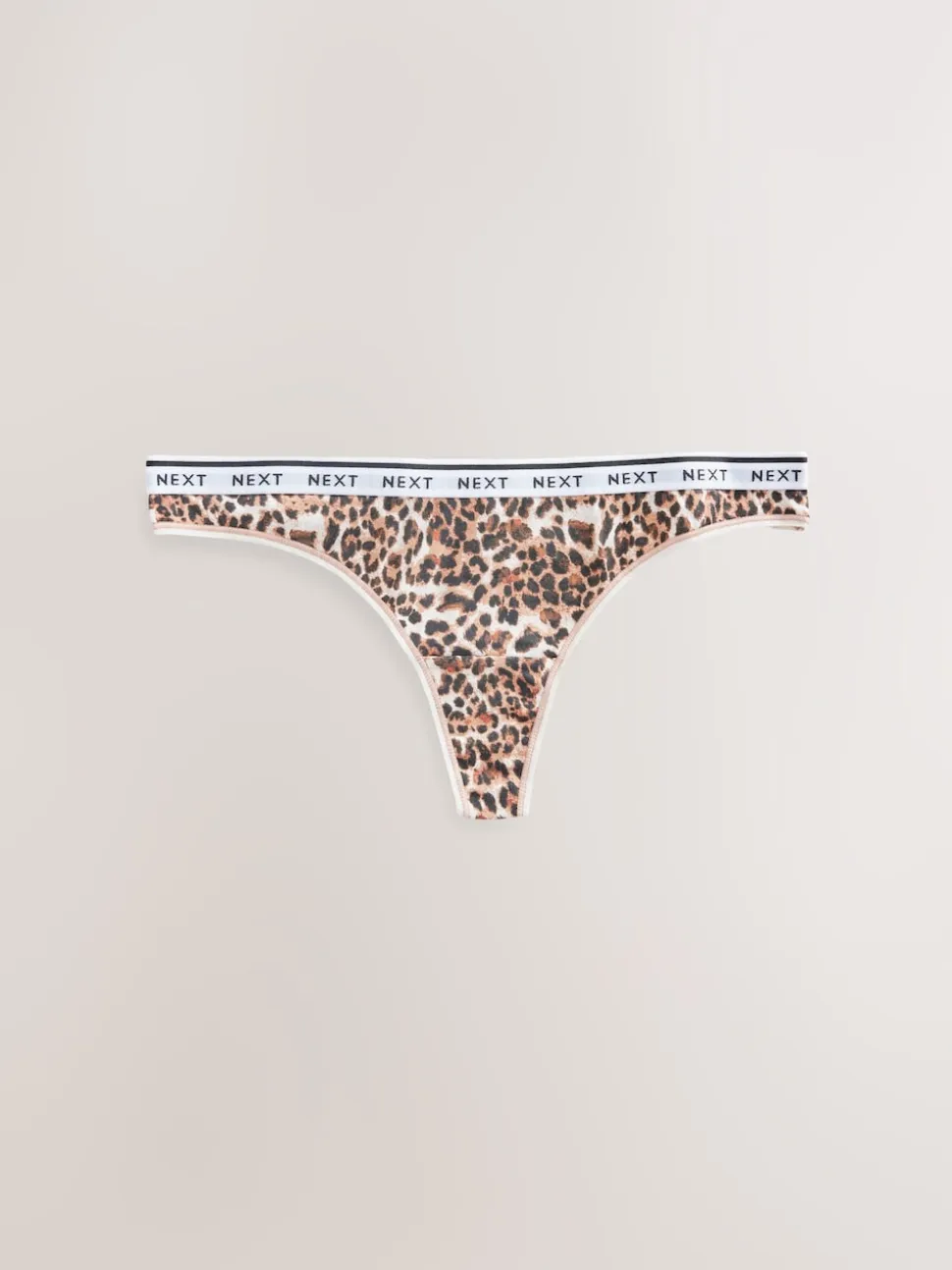 Imprimé Léopard - Lot de 4 culottes à logo en coton