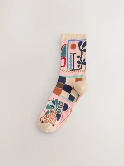 Imprimé Marakesh Mix - Paquet de chaussettes de cheville 5