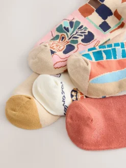 Imprimé Marakesh Mix - Paquet de chaussettes de cheville 5