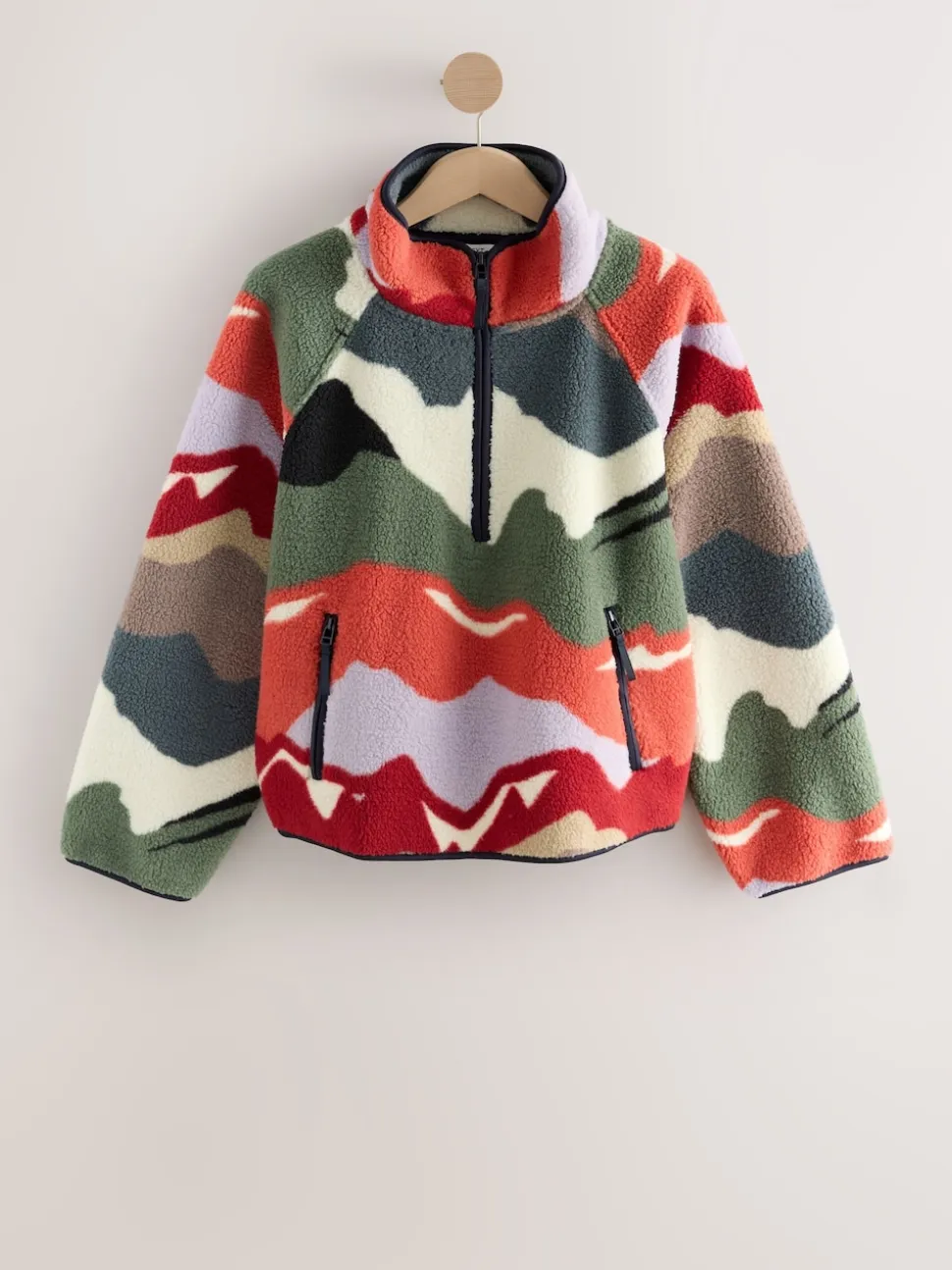 Imprimé montagne - Veste Active imprimée en peau de mouton