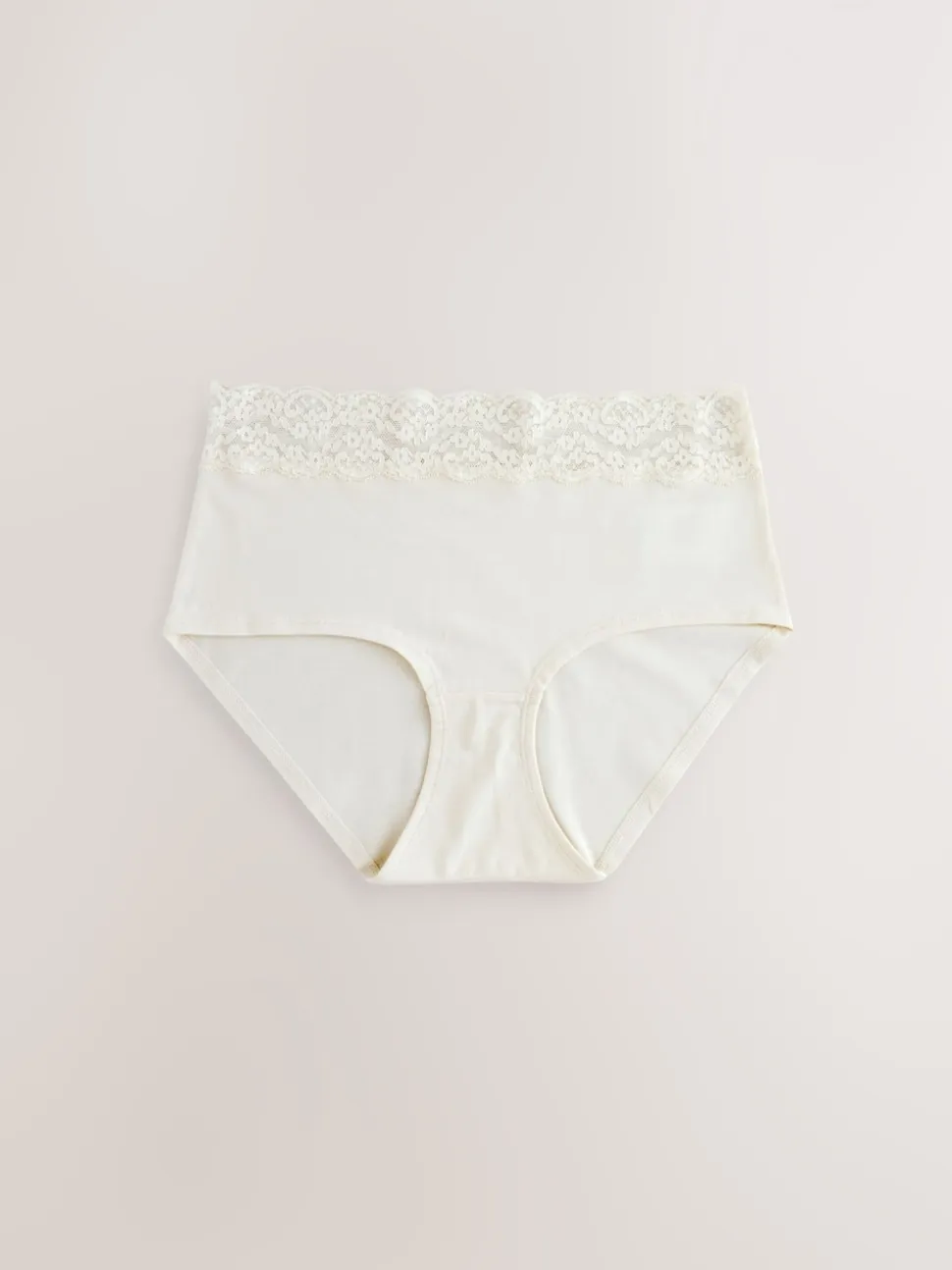 Imprimé nœud baies - Lot de 4 culottes en coton et dentelle