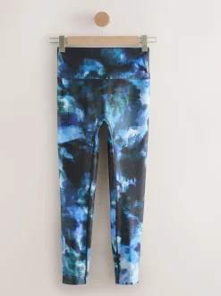 Imprimé peinture bleu - Leggings Power Active Sports