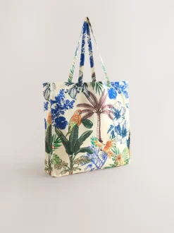 Imprimé perroquet - Sac de shopping