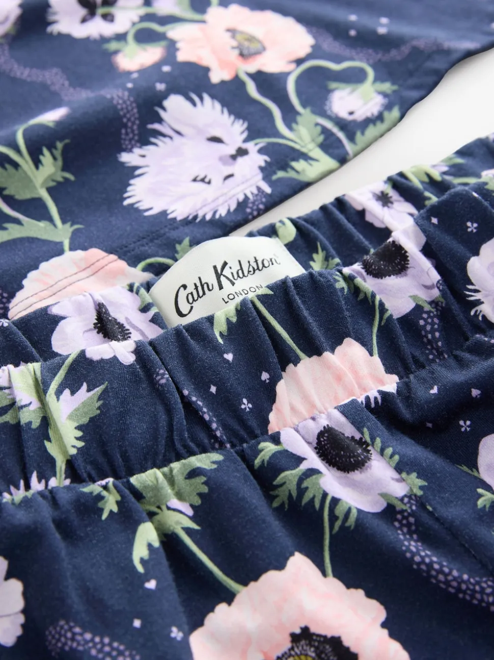 Imprimé pivoine bleu marine - Pyjama Cath Kidston Twosie en coton