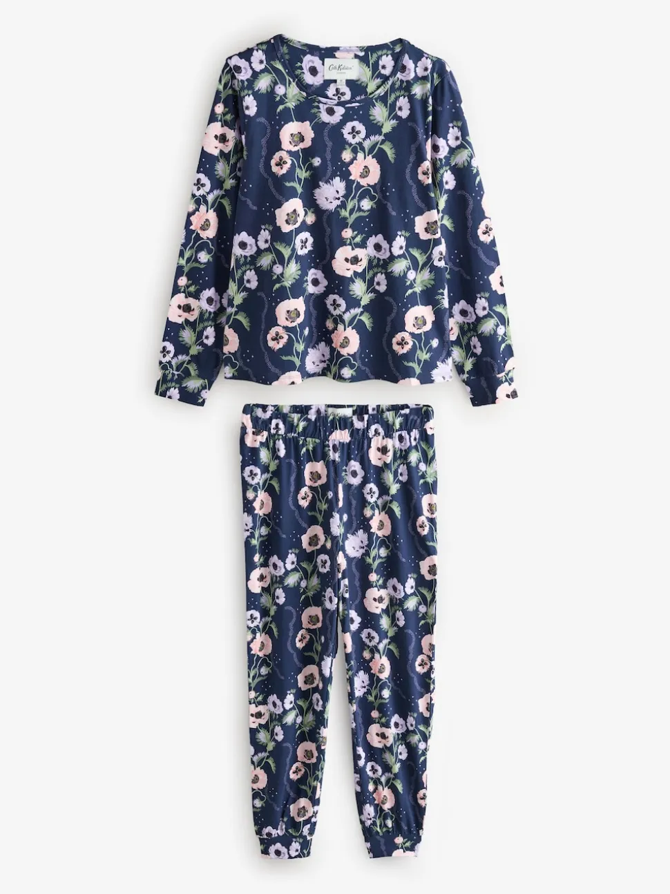 Imprimé pivoine bleu marine - Pyjama Cath Kidston Twosie en coton