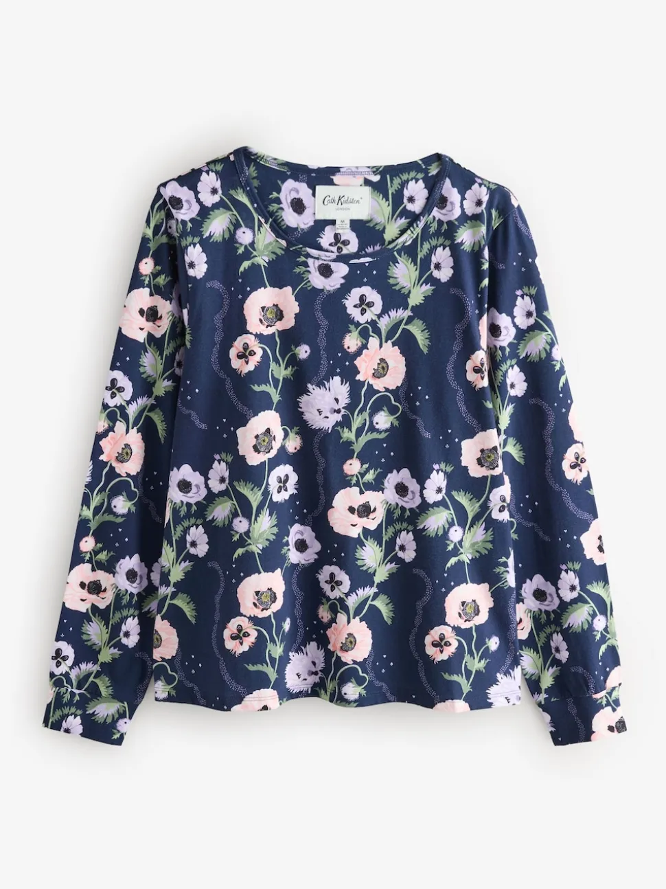 Imprimé pivoine bleu marine - Pyjama Cath Kidston Twosie en coton