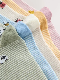 imprimé printemps - Paquet de chaussettes de cheville 5