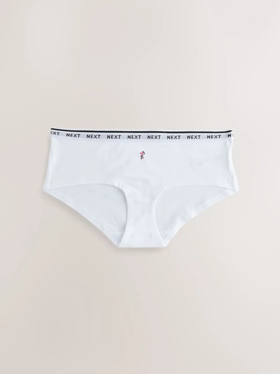 Imprimé table Rouge - Lot de 7 culottes à logo en coton