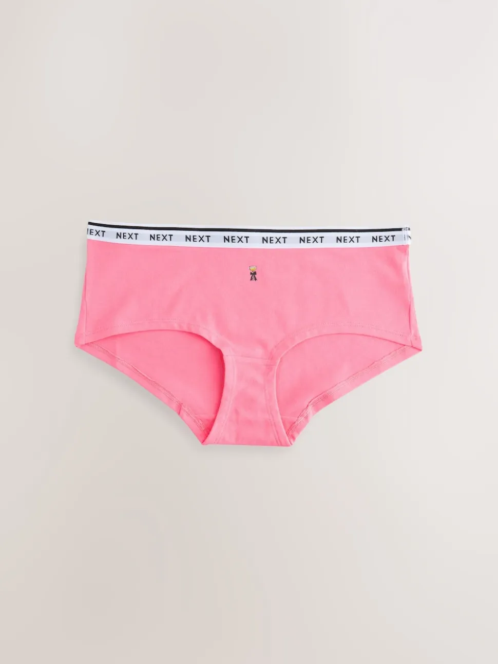 Imprimé table Rouge - Lot de 7 culottes à logo en coton