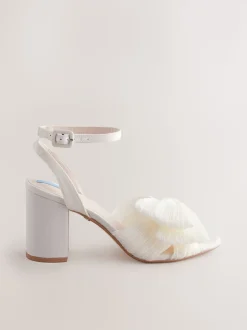 ivoire - Chaussures à talons de mariée Forever Comfort® Wedding Bow Block
