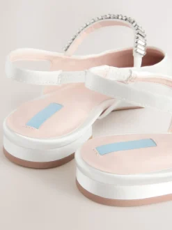 ivoire - Chaussures de mariage à bout pointu Mary Jane