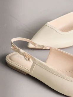 ivoire - Chaussures plates Forever Comfort® à nœud pointu et bride arrière