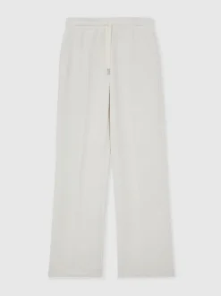 ivoire - Pantalon de jogging large en interlock haut de gamme Reiss Jemma