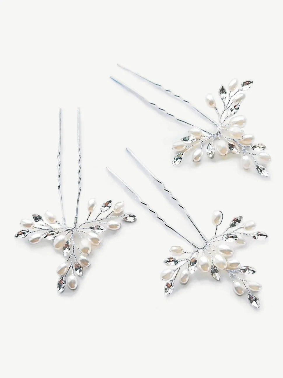 Ivory & Co Set d'épingles à cheveux Cosmos