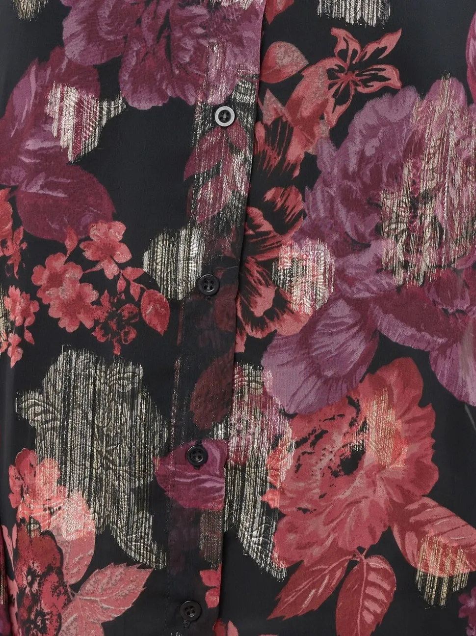 Jacquard noir - Long Tall Sally Haut à manches ballon