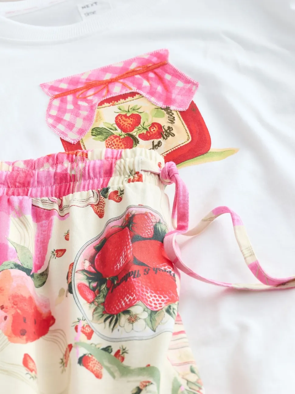 Jam écru - Pyjama à manches courtes