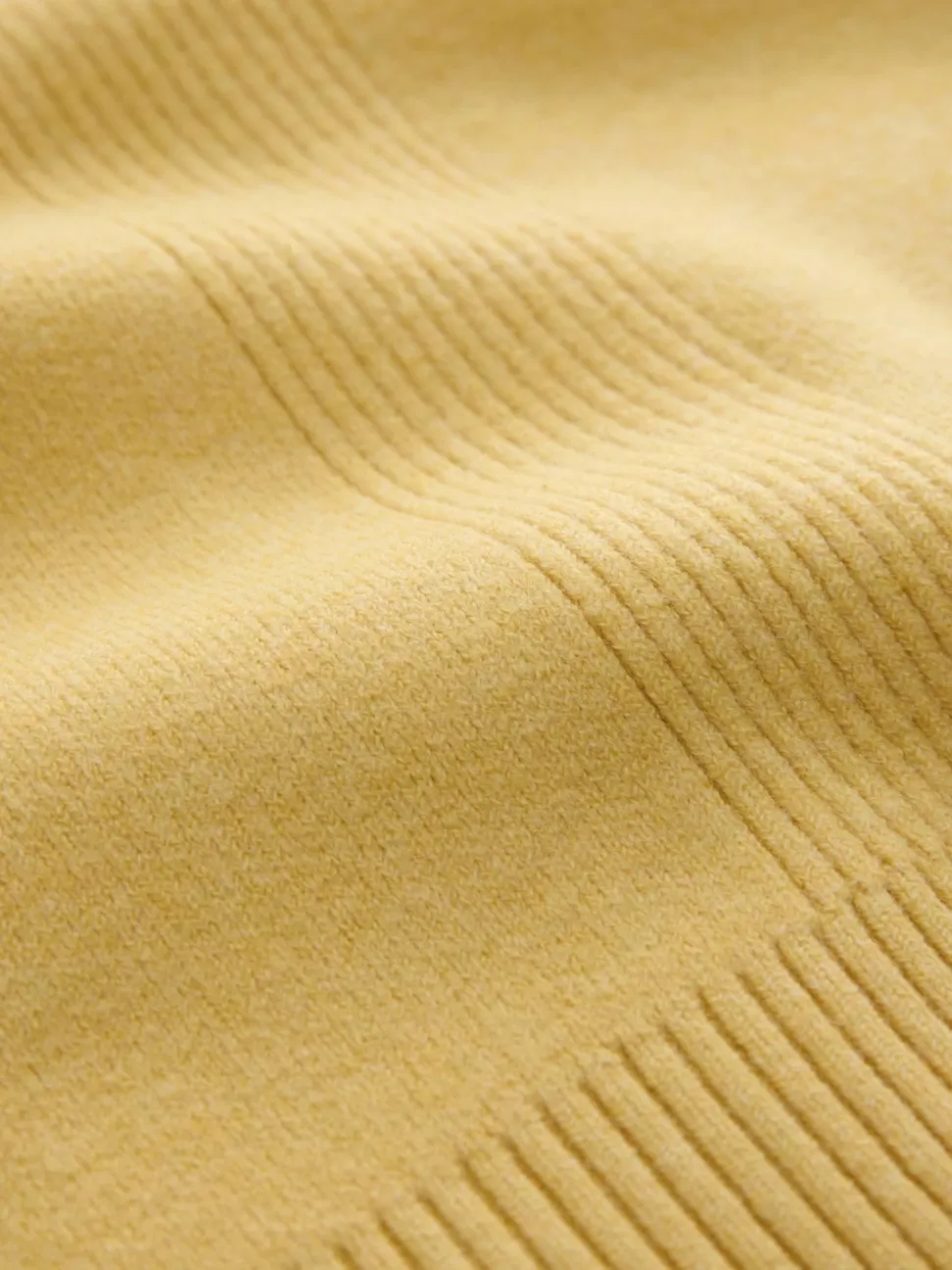 Jaune - Cardigan super doux en maille avec cravate devant