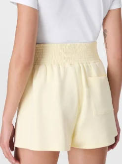 Jaune - Short CloudWeight Betty en sueur délavé au sable