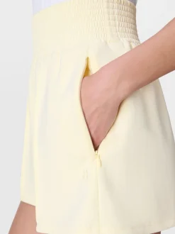 Jaune - Short CloudWeight Betty en sueur délavé au sable