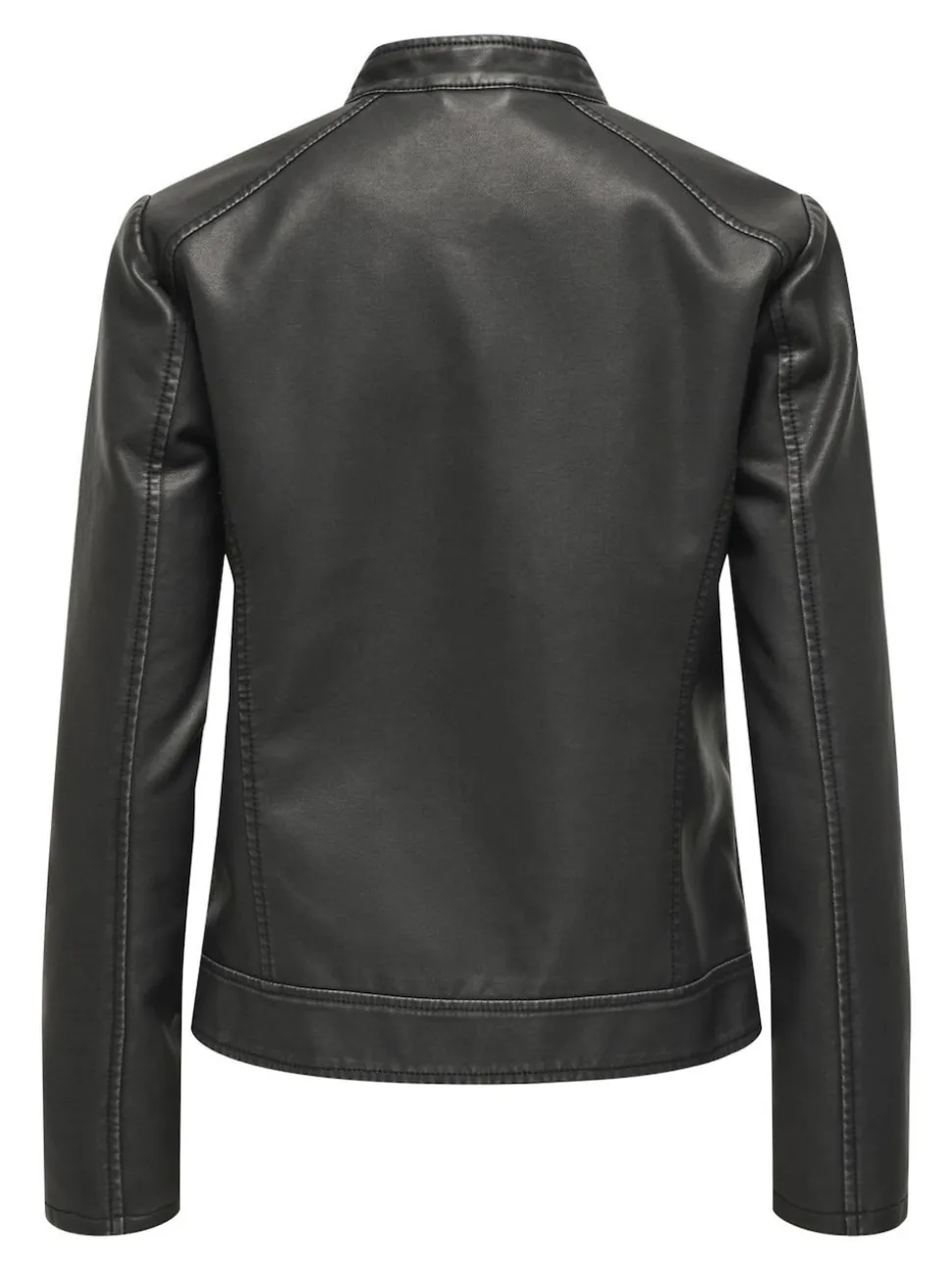 JDY Veste en faux cuir sans col 100% coton