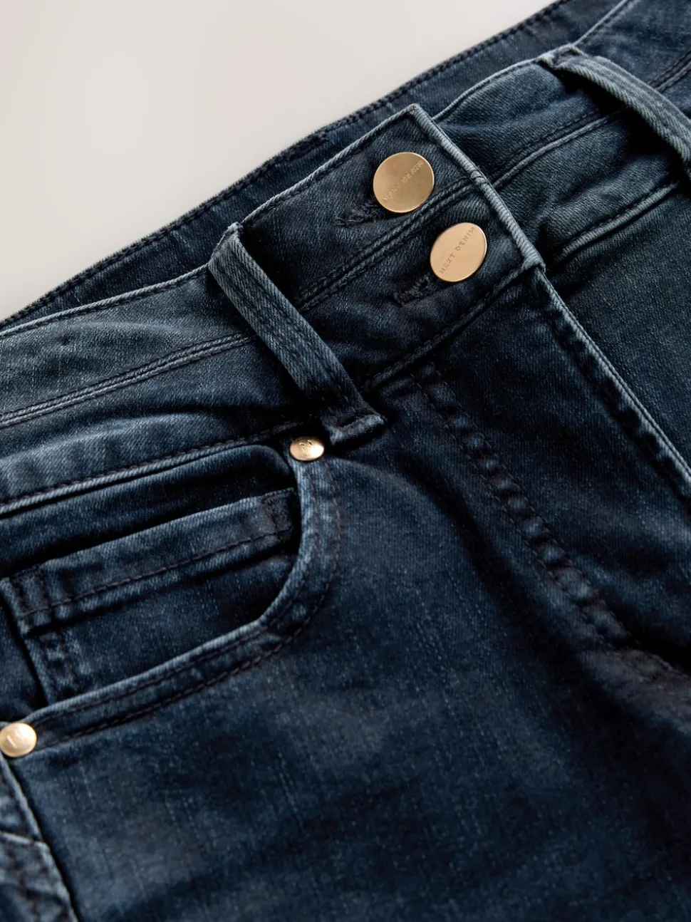 Jean bleu foncé - Jean slim boot cut réhaussant