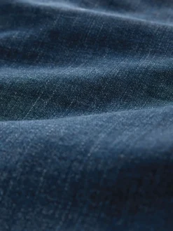 Jean bleu moyen - Jean slim boot cut réhaussant
