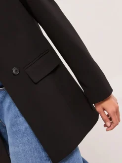 Jet Black - Blazer long ajusté Lipsy décontracté