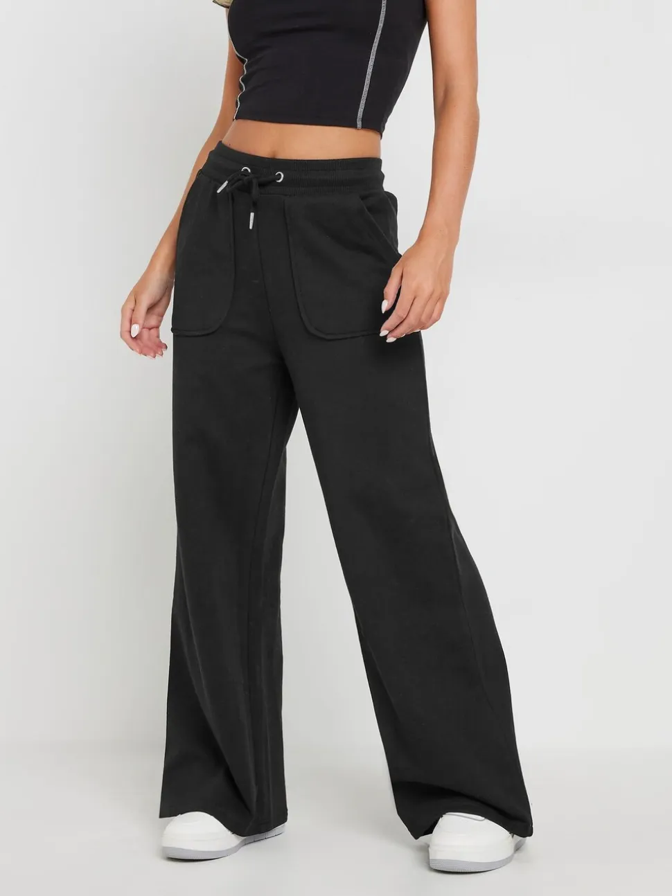 Jogging PixieGirl Petite Pocket Patch à jambes larges