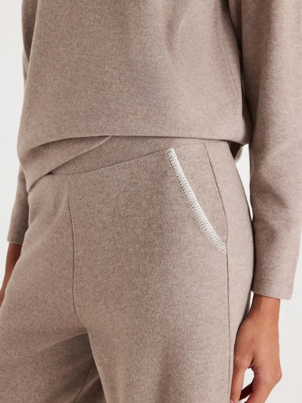 Jogging River Island Whipstitch à jambe large confortable