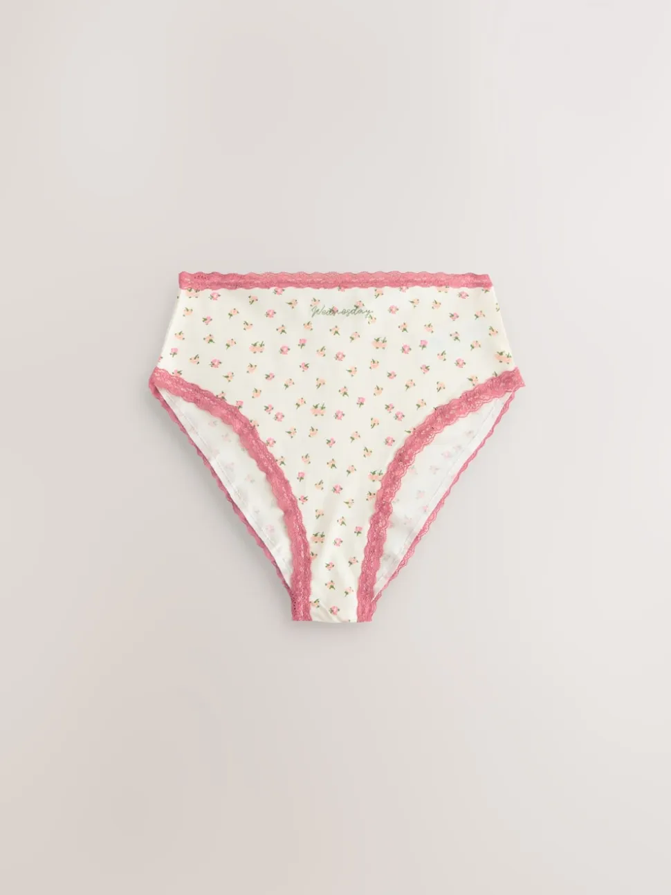 Jours de la semaine - Culotte en coton et dentelle 7 Pack