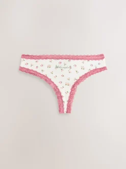 Jours de la semaine - Culotte en coton et dentelle 7 Pack