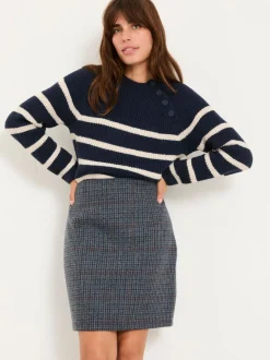 Jupe FatFace en laine tweed