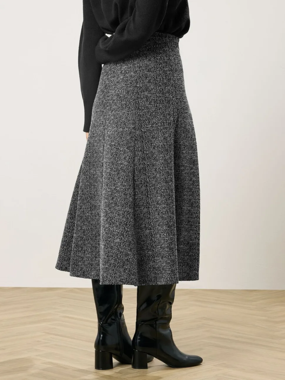 Jupe Long Tall Sally Boucle A Line Midaxi
