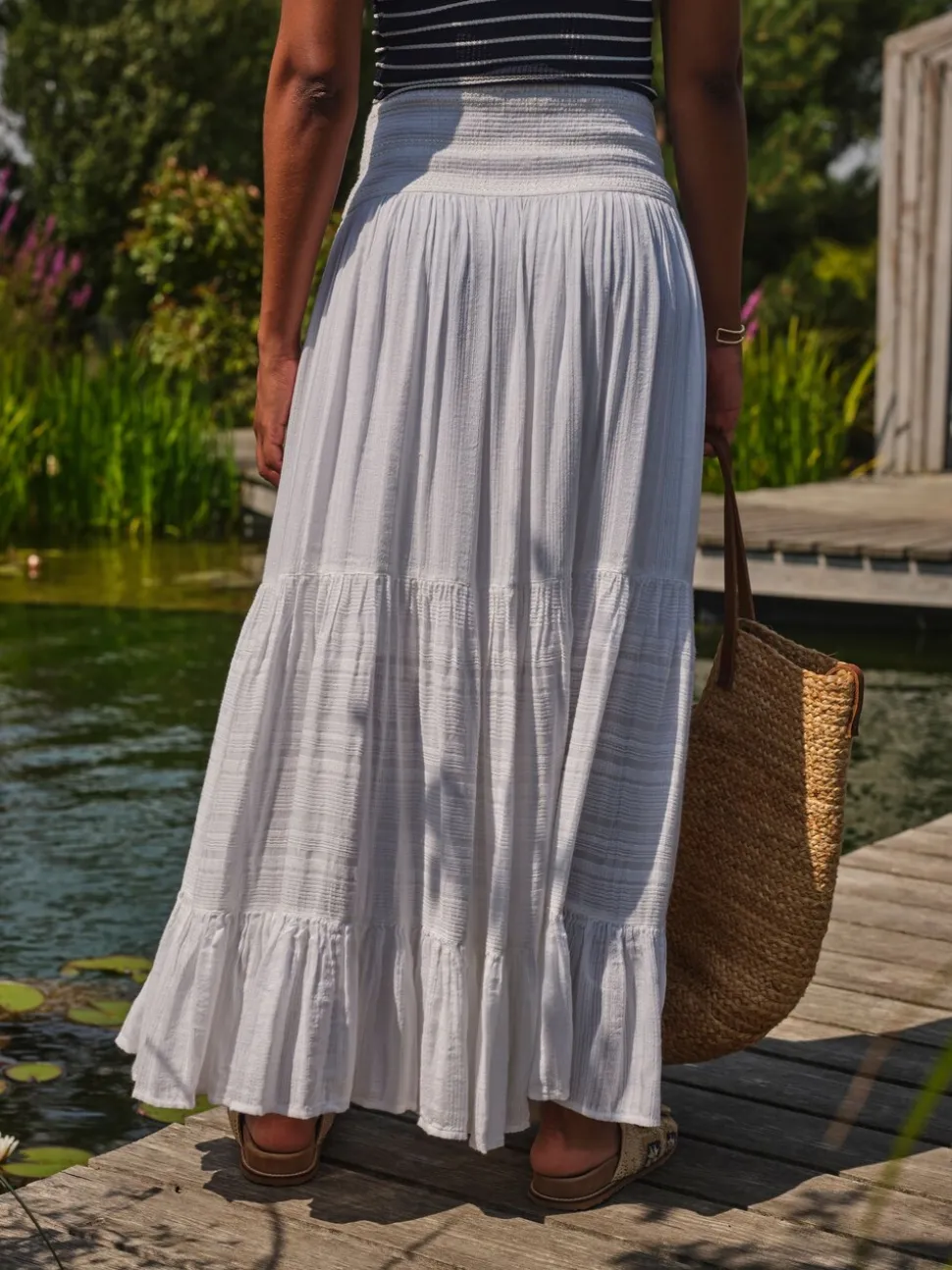 Jupe longue FatFace Beachwear
