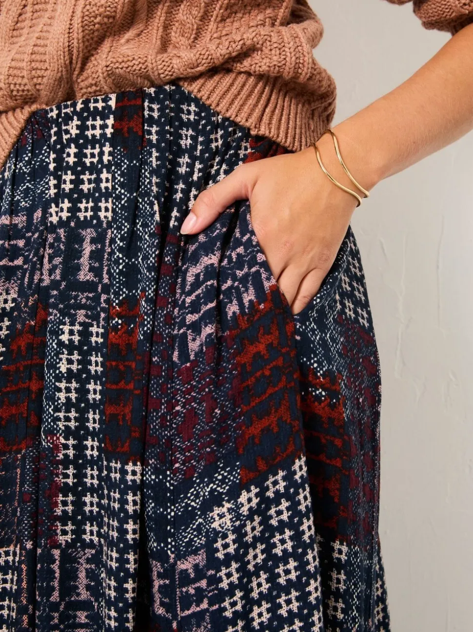 Jupe longue Maxi Couverture FatFace