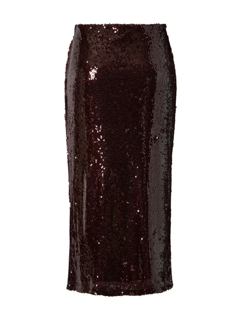 Jupe longue Y.A.S rouge à sequins