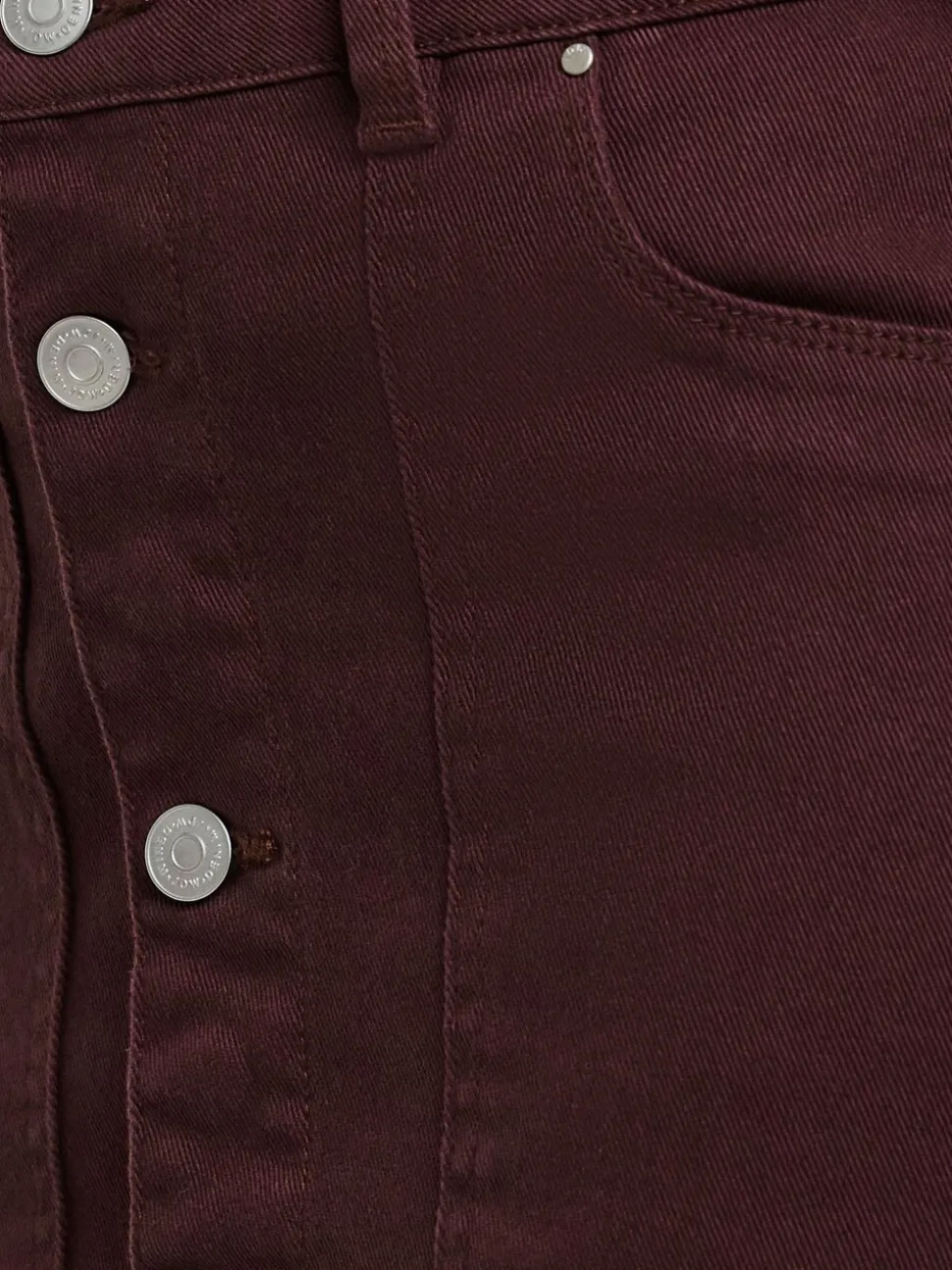 Jupe midi JD Williams en jean boutonnée