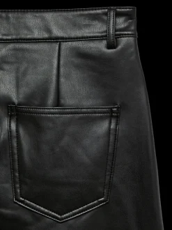 Jupe mi-longue Vero Moda similicuir