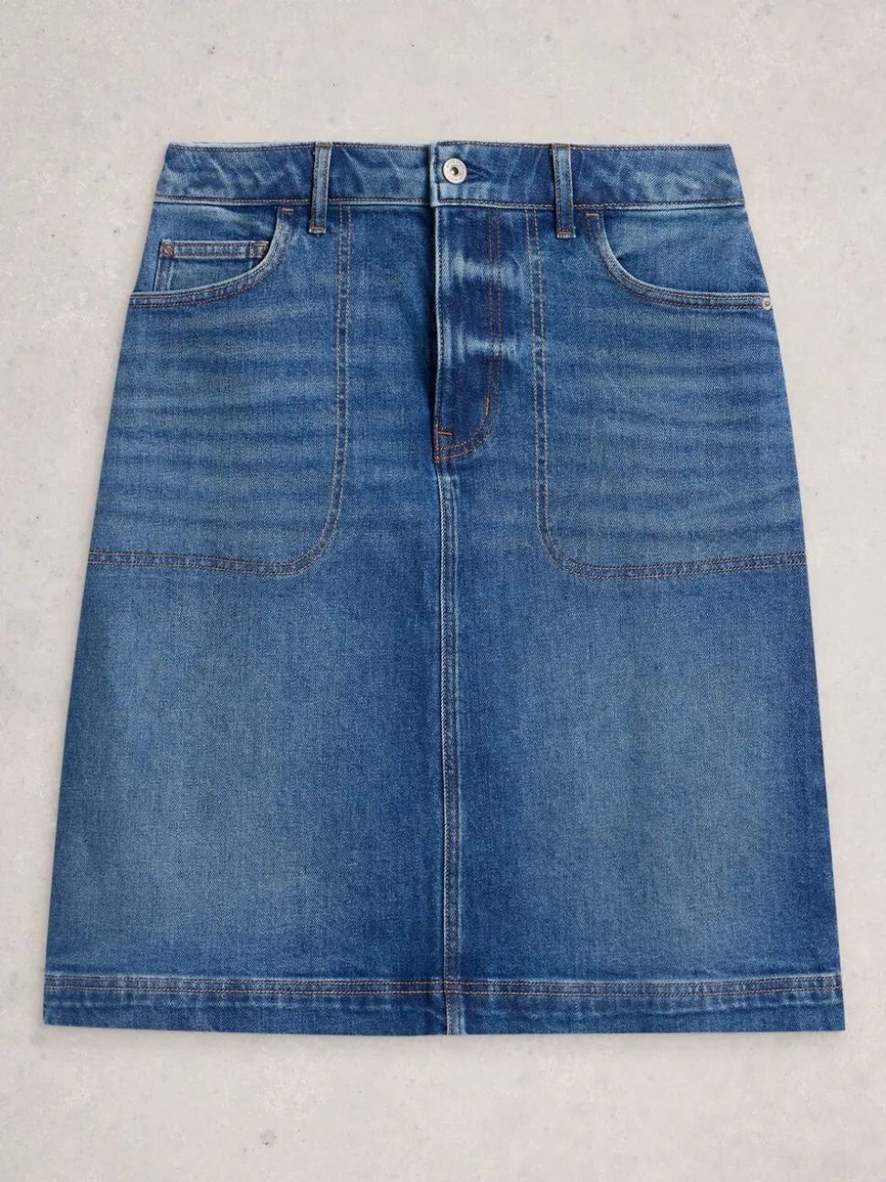 Jupe White Stuff Tia en Denim