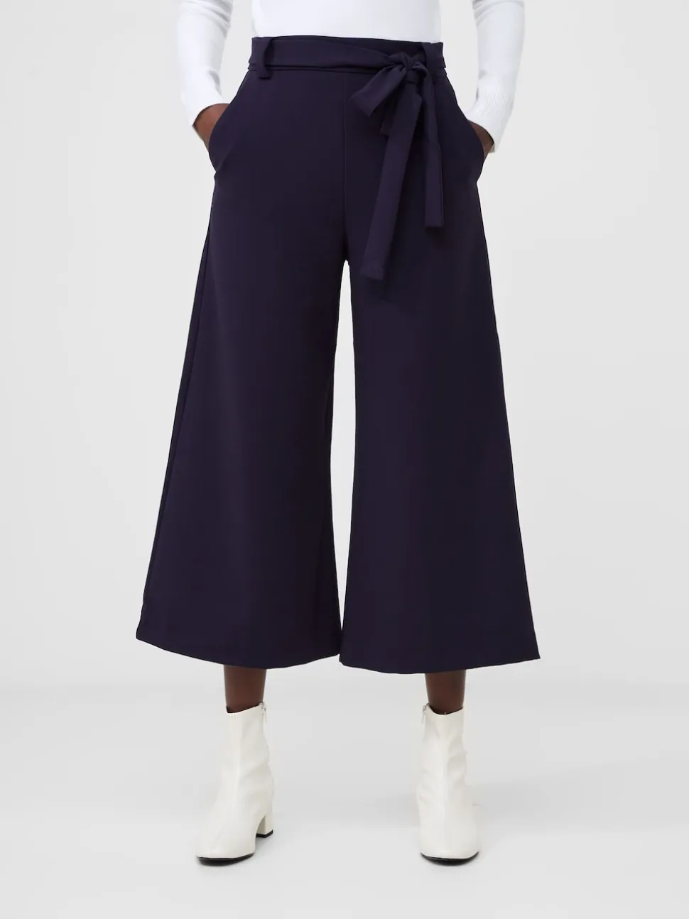 Jupe-culotte French Connection Whisper à ceinture