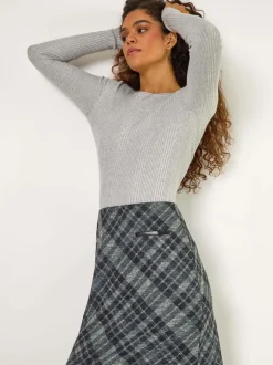 Jupes crayon à poche portefeuille Roman à taille élastique