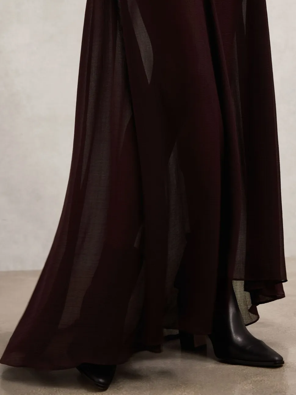 Jupes longues Reiss Bexi transparentes texturées