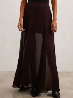 Jupes longues Reiss Bexi transparentes texturées