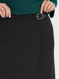 Jupes M&Co détail boucle mi-longues