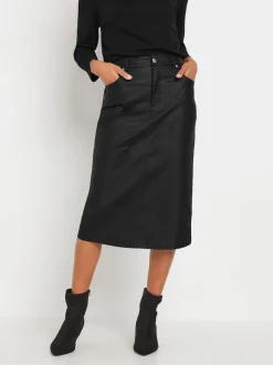 Jupes M&Co enduites mi-longues